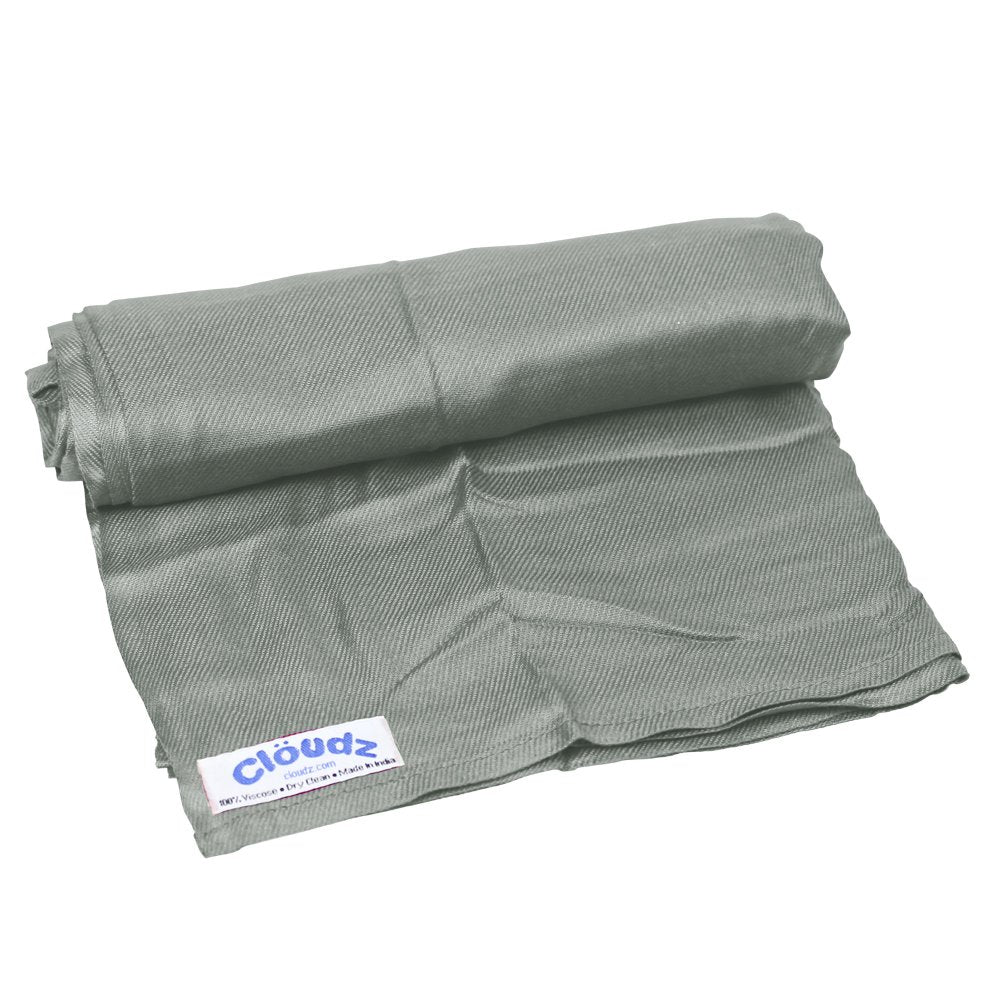 Cloudz Cozy Compact Airplane Travel Blanket For Your Flight, Car, Camping, Home Or Comforting Warmth Anywhere! - Charcoal
