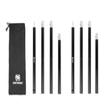 Onetigris Lightweight Tent Poles, 2Pc/Set, 7075 Aluminum Alloy, Adjustable & Extendable