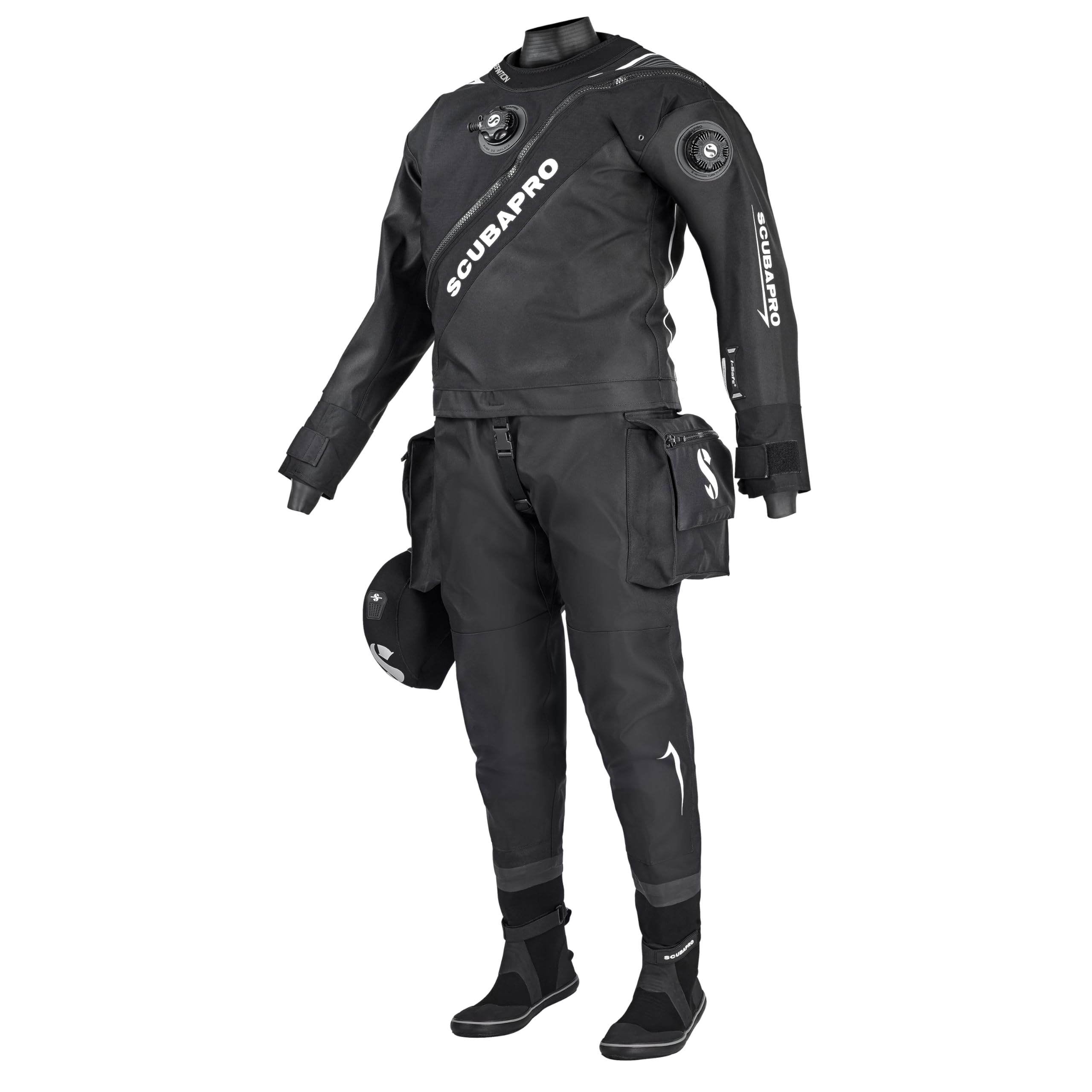 SCUBAPRO Definition Dry HD Mens Scuba Diving Drysuit, Heavy-Duty Trilaminate Design, X-Large