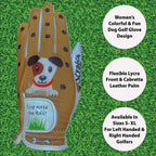 Giggle Golf Women'S Golf Glove (X-Large, Worn On Right Hand, Dog)
