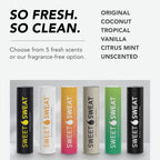 Sports Research Sweet Sweat Citrus Mint Workout Enhancer Gel to Maximize Your Exercise & Sweat Faster - 6.4oz Stick