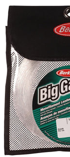 Berkley Trilene Big Game Monofilament Leaders, Clear, 100lb | 45.3kg, 110yd | 100m Fishing Line, Suitable for Saltwater Environm