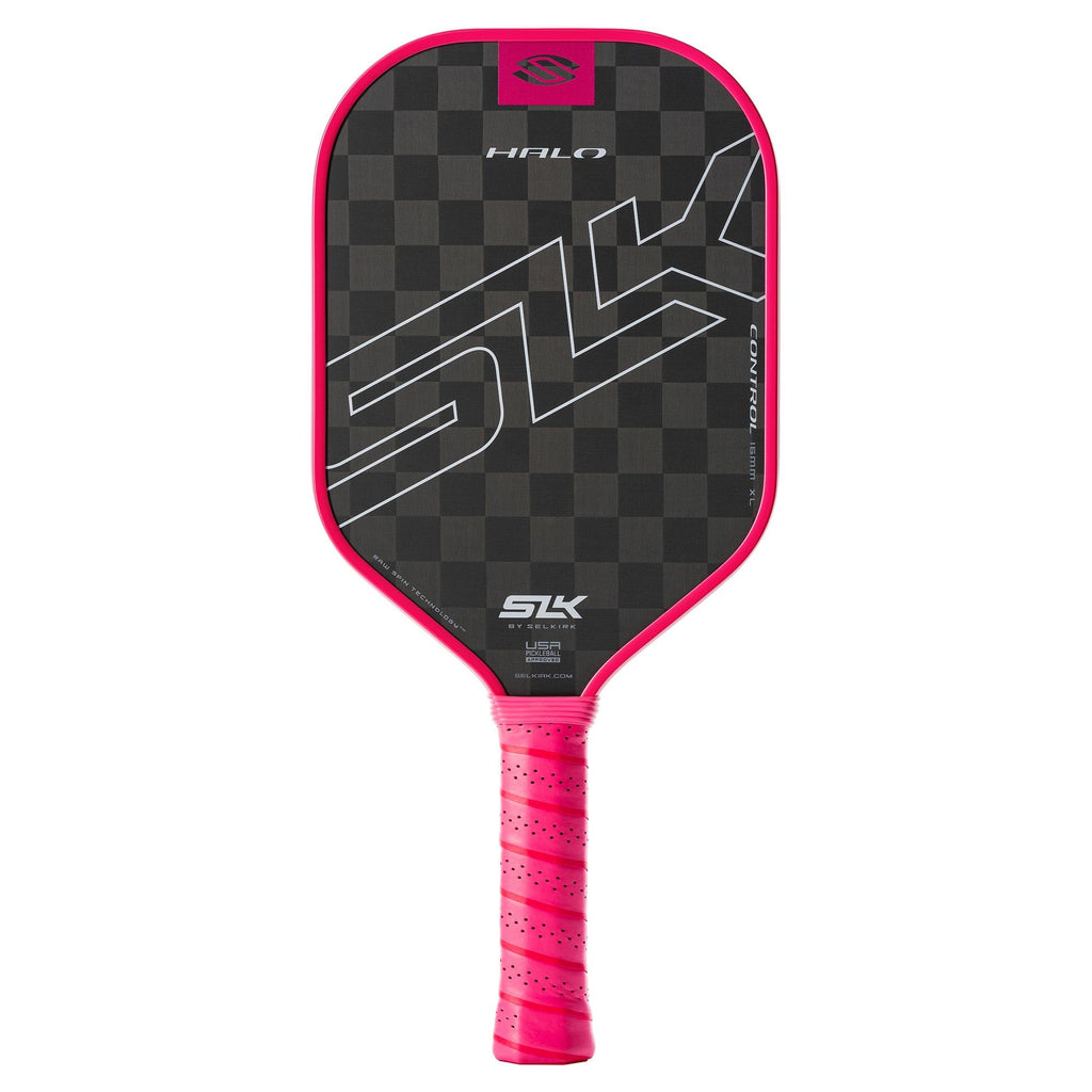 Selkirk Sport Slk Halo Control Xl Pickleball Paddle | Raw Carbon Fiber Pickleball Paddles With A Rev-Core Power Polymer Core | D