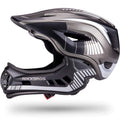 ROCKBROS Kids Full Face Helmet Kids Bike Helmets Lightweight Toddler Mountain Bike Helmet Detachable for MTB BMX Skating Cycling
