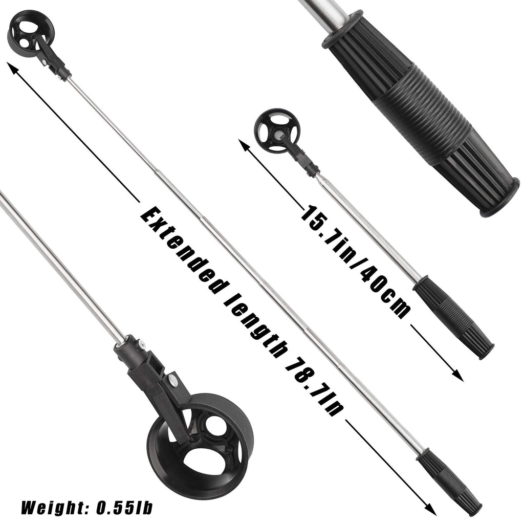 Prowithlin Golf Ball Retriever Telescopic With 2 Golf Ball Grabbers, Stainless Extendable Golf Ball Retriever For Water, Golf Gi