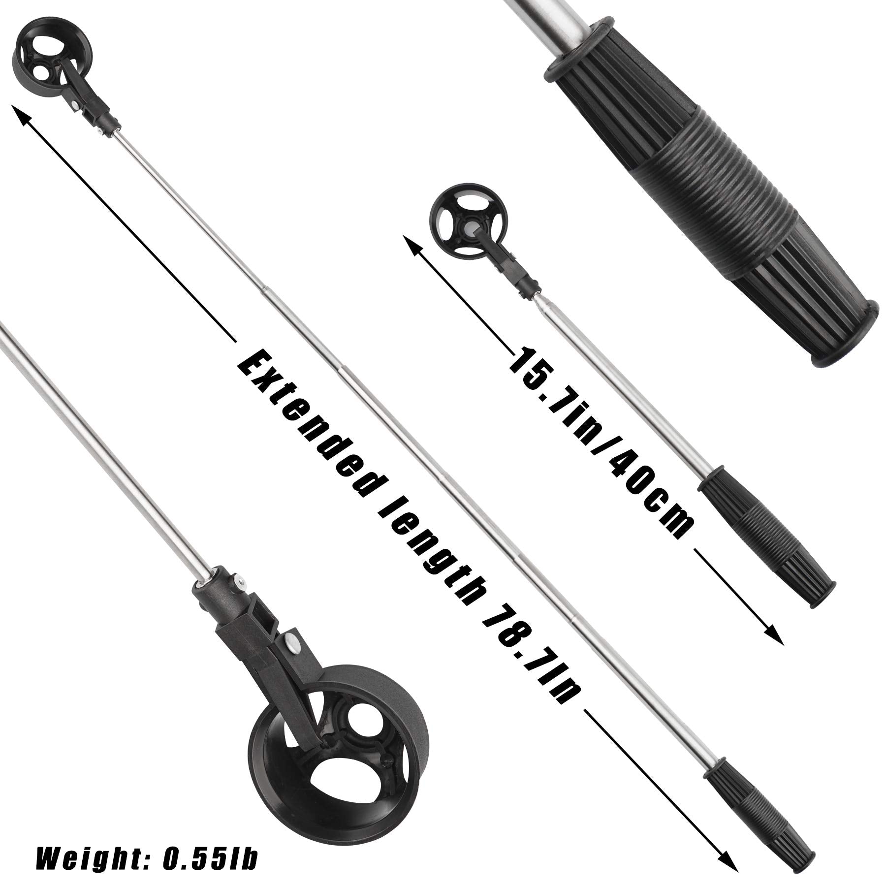 Prowithlin Golf Ball Retriever Telescopic With 2 Golf Ball Grabbers, Stainless Extendable Golf Ball Retriever For Water, Golf Gi