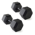 Cap Barbell 45 Lb Coated Hex Dumbbell Weight Pair With Padded Grip