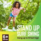 Swurfer Kick Stand Up Tree Swing, Outdoor Swing - Swingset Outdoor For Kids With Adjustable Handles, Outdoor Swing For Kids, Out