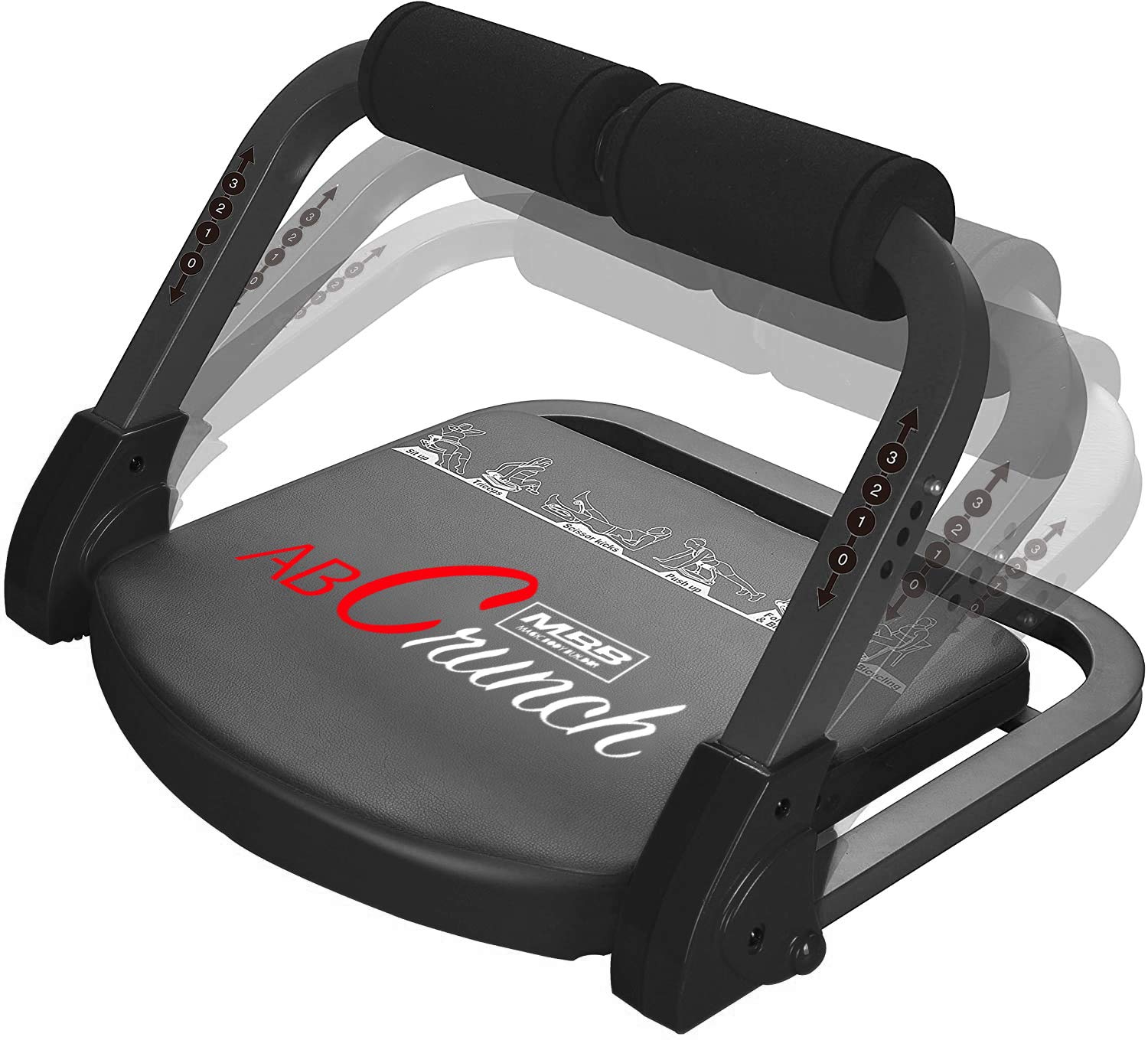 Fitlaya Fitness-Abs Exercise Equipment Ab Machine For Abs And Total Body Workout, Home Gym Fitness Equipment For All Ages. (Blac