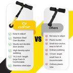 Nordic Hamstring Curl Strap - Holds 420 Pounds, Great For Hamstring Curls, Sit-Ups, Spanish Squats & Ab Workout - 5 Second Setup
