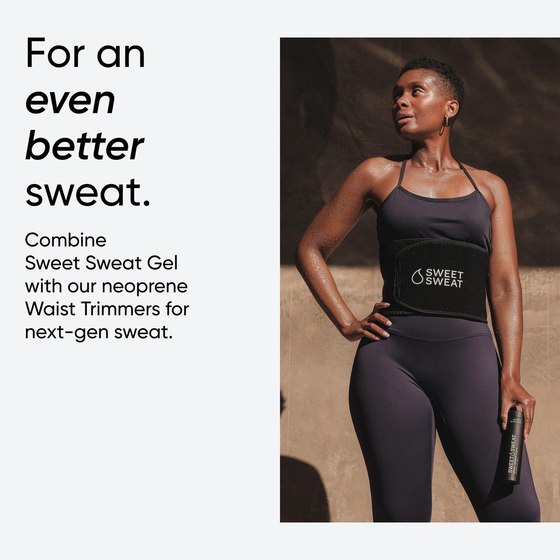 Sports Research Sweet Sweat Workout Enhancer Gel - Maximize Your Exercise & Sweat Faster - 6.4oz Stick