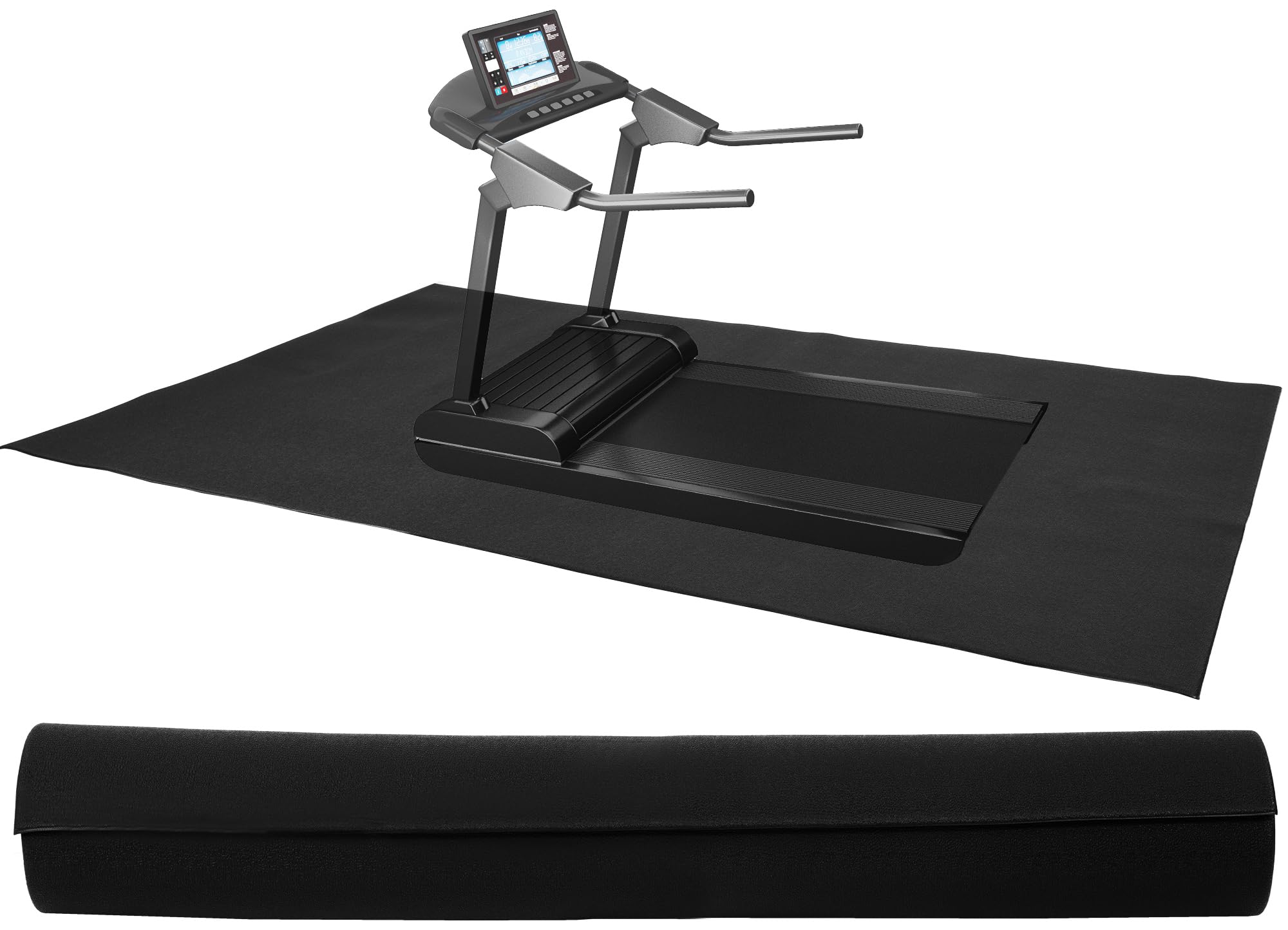 Fitvids High Density Home Gym Treadmill Exercise Bike Equipment Mat, 1/4 Thick, 72 x 144 (6 x 12FT)