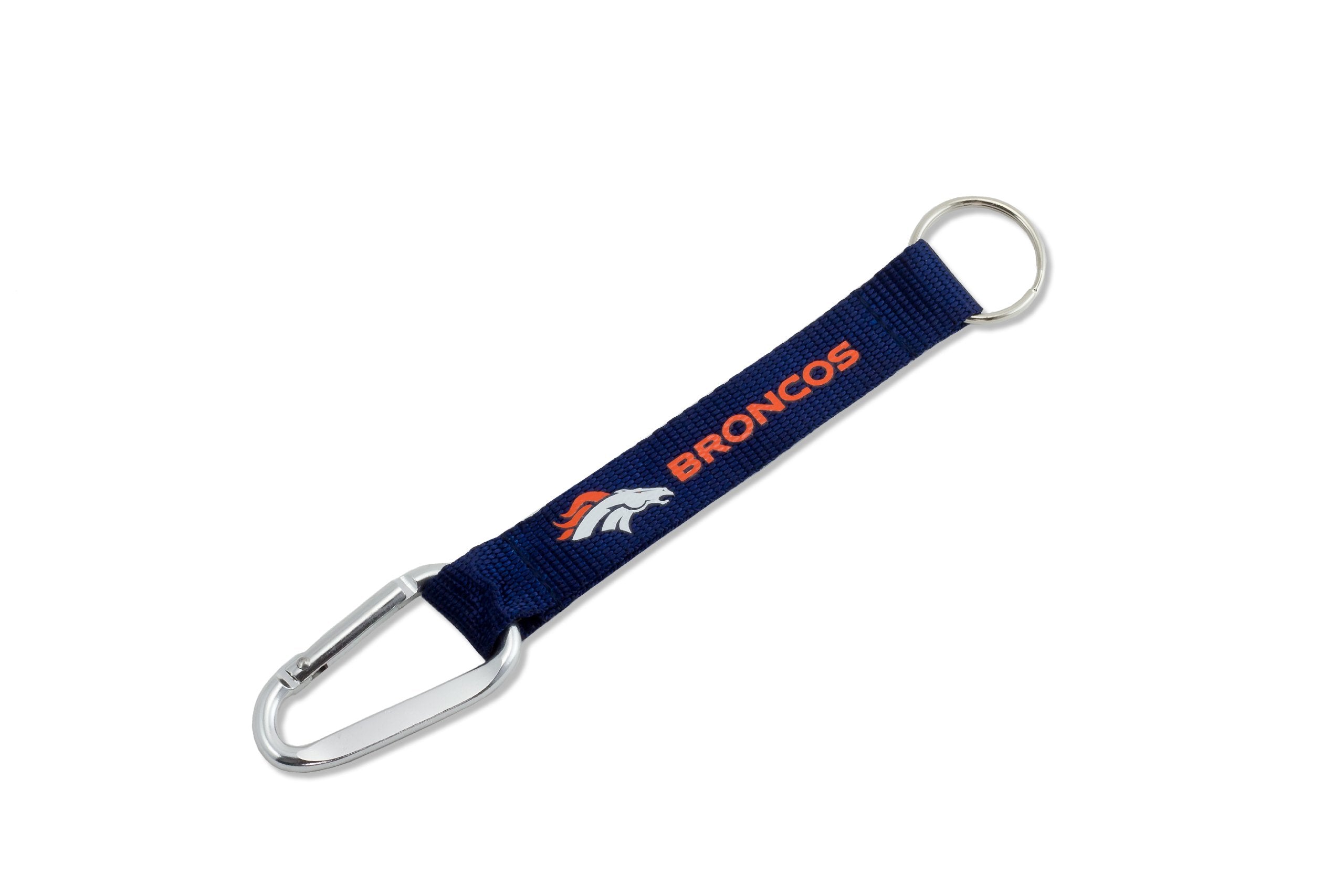Aminco Nfl Denver Broncos Carabiner Lanyard Keychain, 5