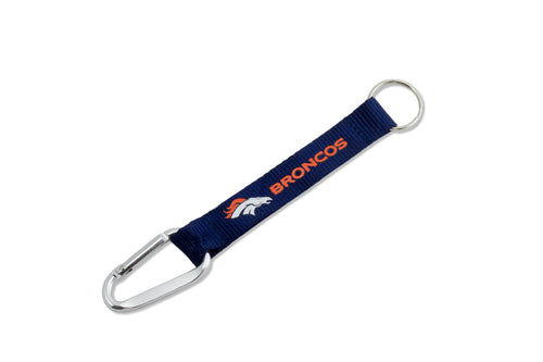 Aminco Nfl Denver Broncos Carabiner Lanyard Keychain, 5