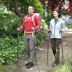Fizan Compact 3 Trekking Poles - 5.6 oz Ultralight, Backpacking, Thru Hiking Poles, Adjustable, Collapsible, Customized Fit, EVA