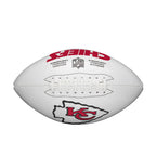Wilson Nfl Live Team Autograph Football-Kansas City, Kansas City Chiefs