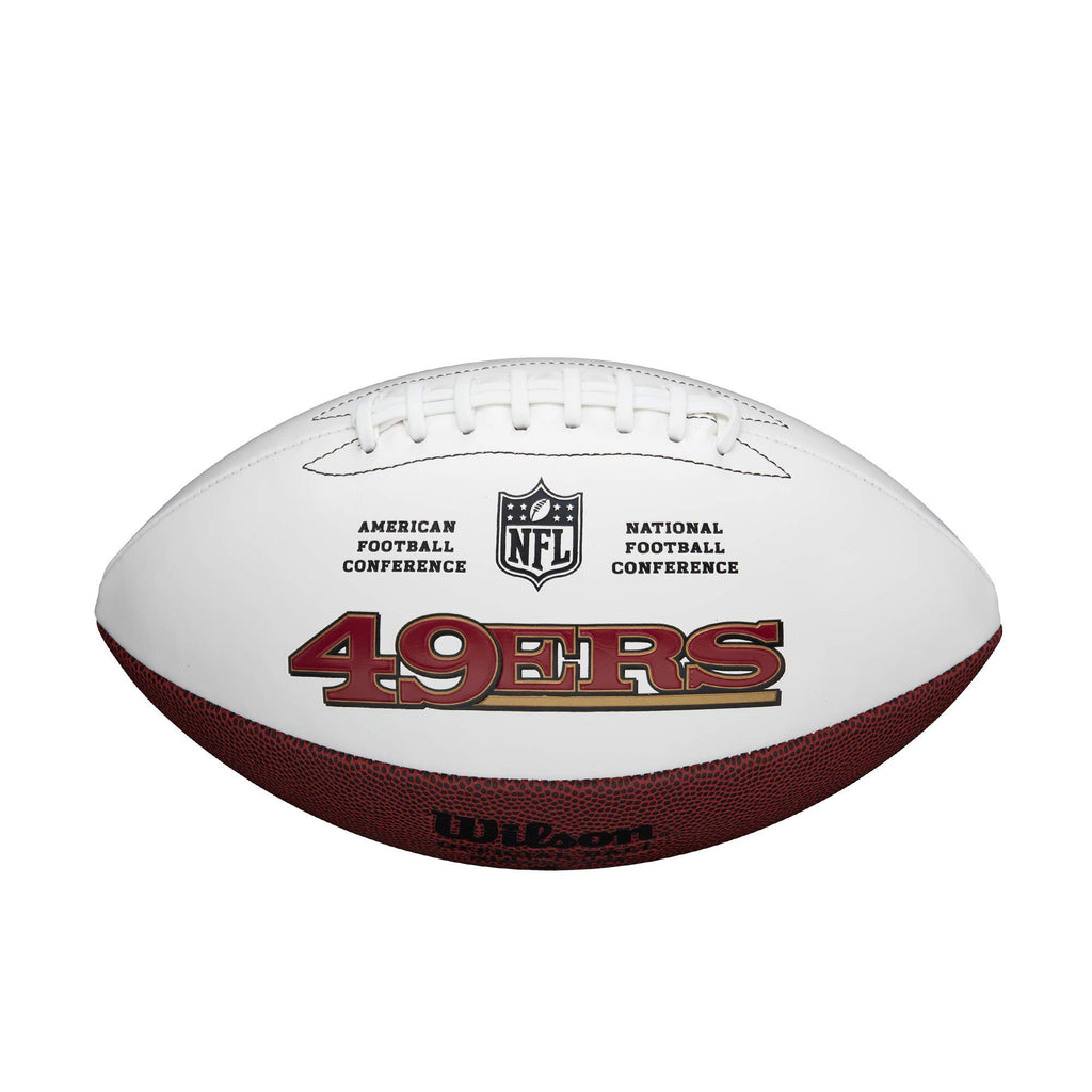 Wilson Nfl Live Signature Autograph Football - Official Size, San Francisco 49Ers