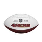 Wilson Nfl Live Signature Autograph Football - Official Size, San Francisco 49Ers