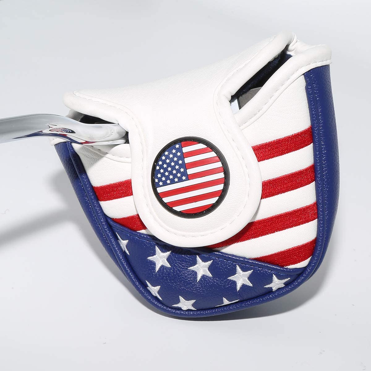 Mallet Putter Cover Headcover Golf Headcover Club Protector Magnetic Closure For Odyssey 2Ball 2 Ball Two Ball Scotty Cameron Ta