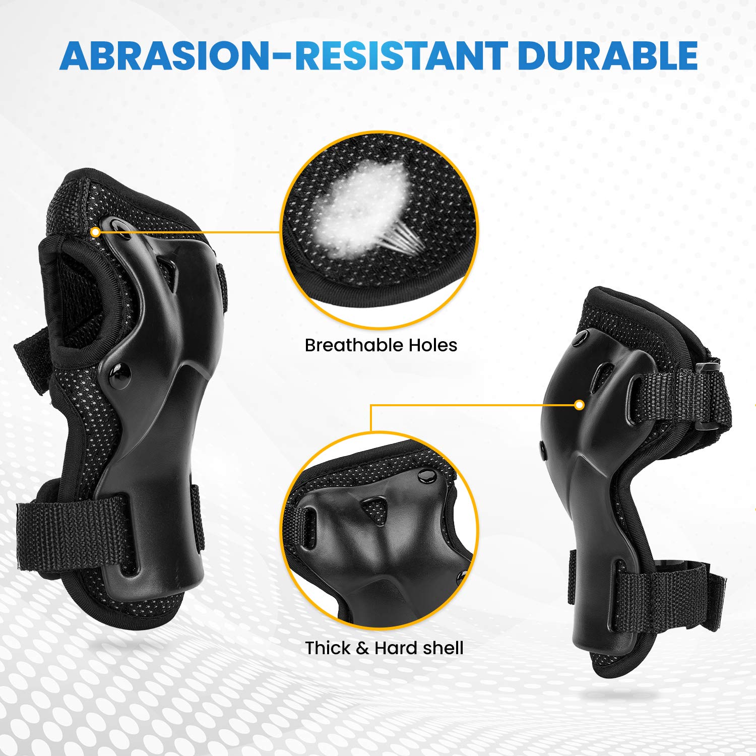 Wrist Guard, Bosoner Wrist Guards For Roller Skating, Skateboarding, Wristsavers Brace Protective Gear For Adults/Kids/Youth (1