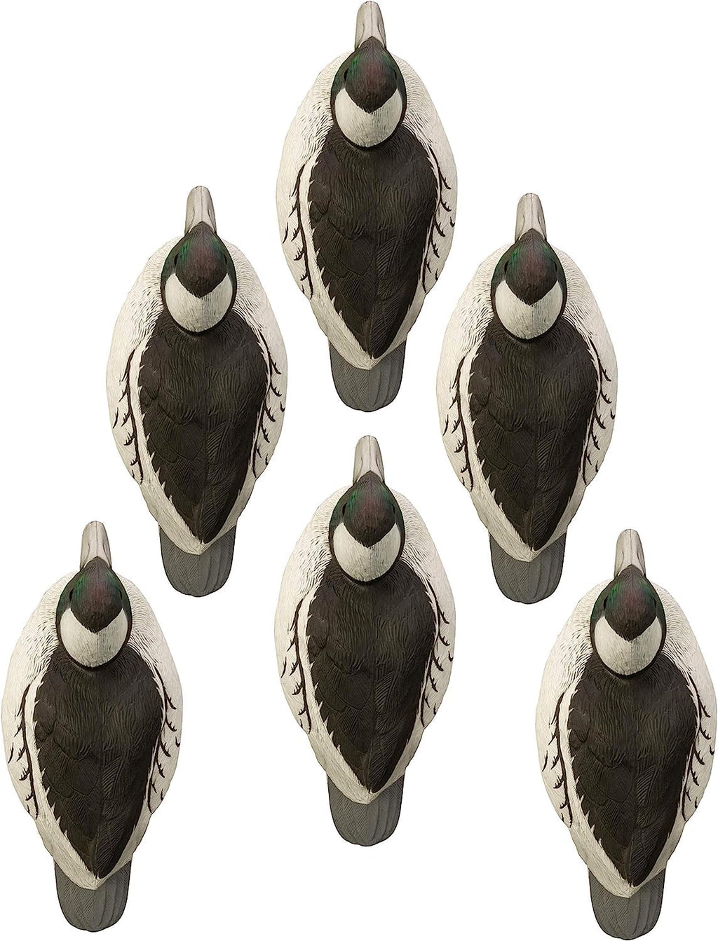 Higdon Outdoors Standard Bufflehead Duck Decoys, All Drakes, Foam-Filled