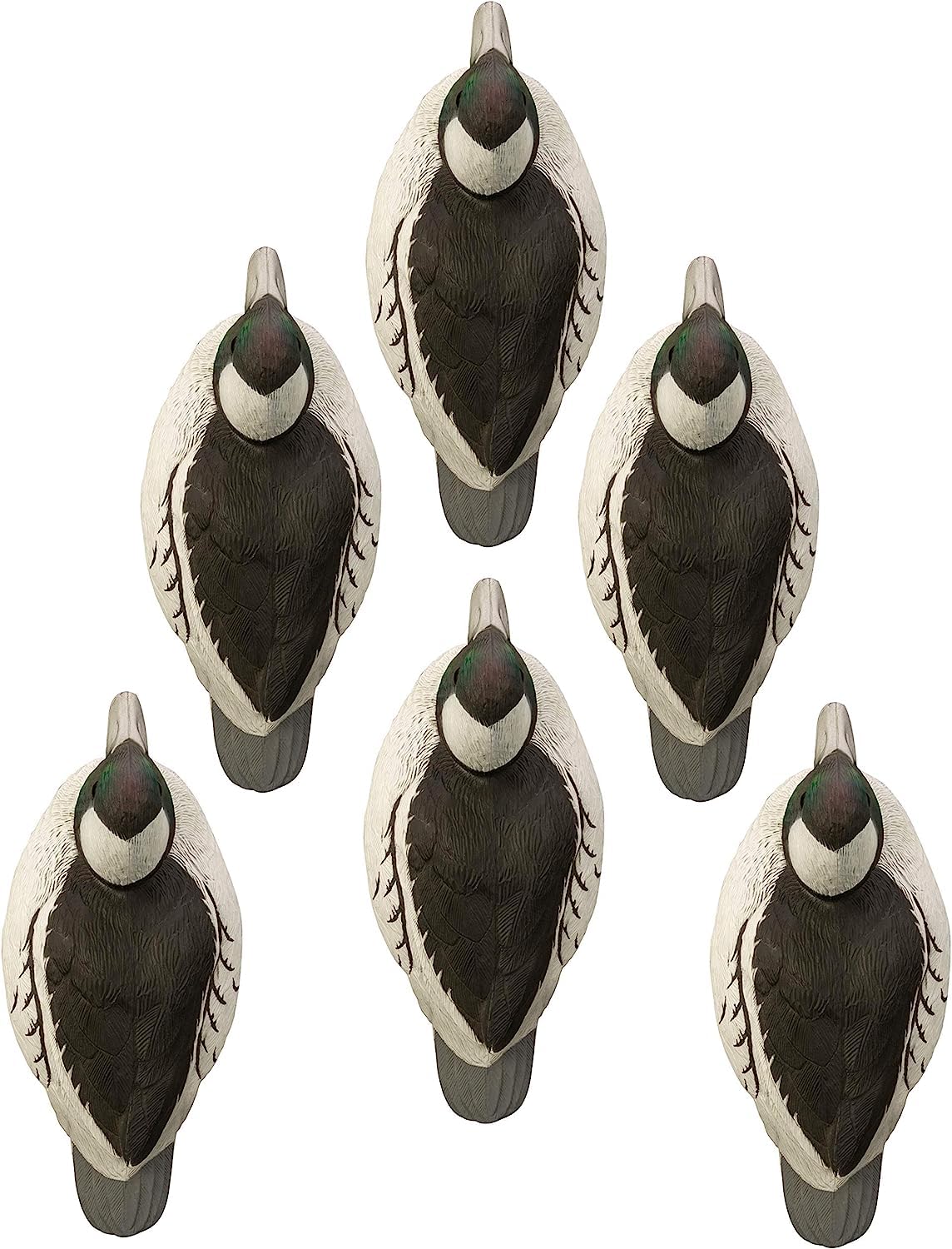 Higdon Outdoors Standard Bufflehead Duck Decoys, All Drakes, Foam-Filled