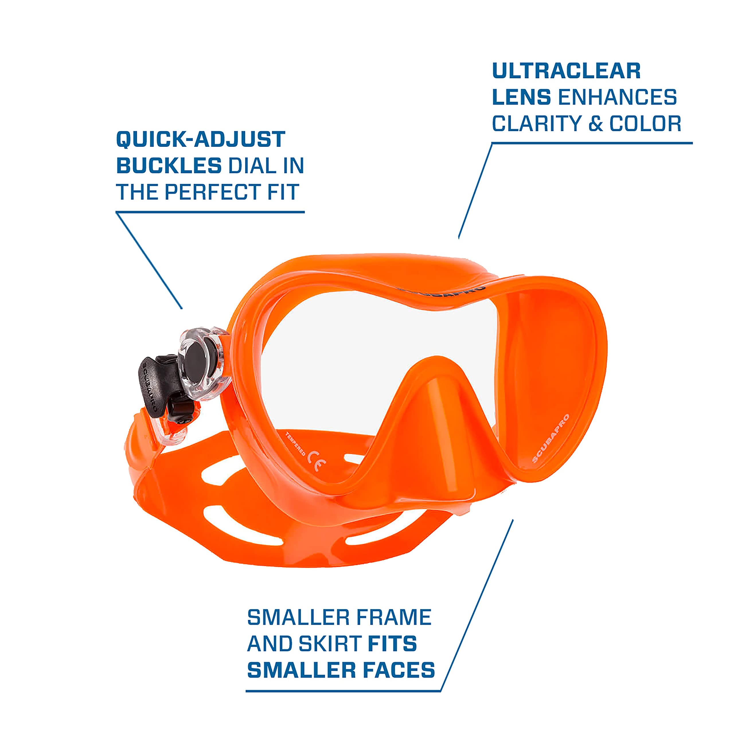 Scubapro Trinidad 3 Mask - Orange