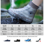 Soogree Shoe Covers Waterproof Rain Shoes Covers Reusable Foldable Rain Boots Slip Resistant Rubber Sole Overshoes Protectors Fo