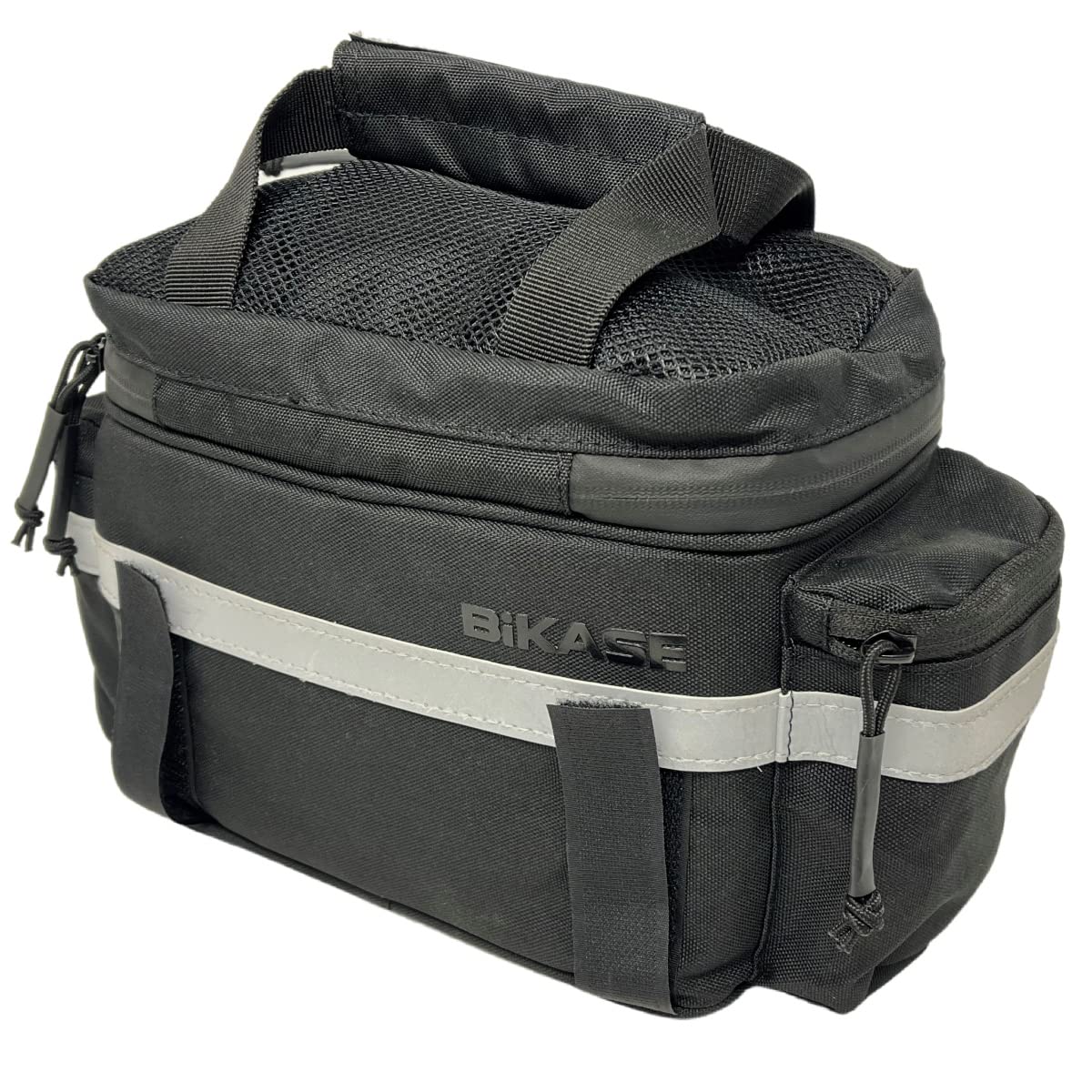BiKASE Kool Pak Insulated Bike Cooler Bag, Waterproof and Mountable on Rear Rack or Handlebars, with Mesh Pocket and Side Pocket