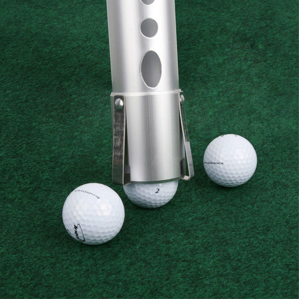 Intech Golf Ball Shag Bag With Aluminum Handle & Frame, Black
