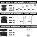 Greant Double Protective Water Bottle Boot Compatible With Hydro Sport Flask - Silicone Flex 64 Oz Hydroflask Boot/Universal Ant