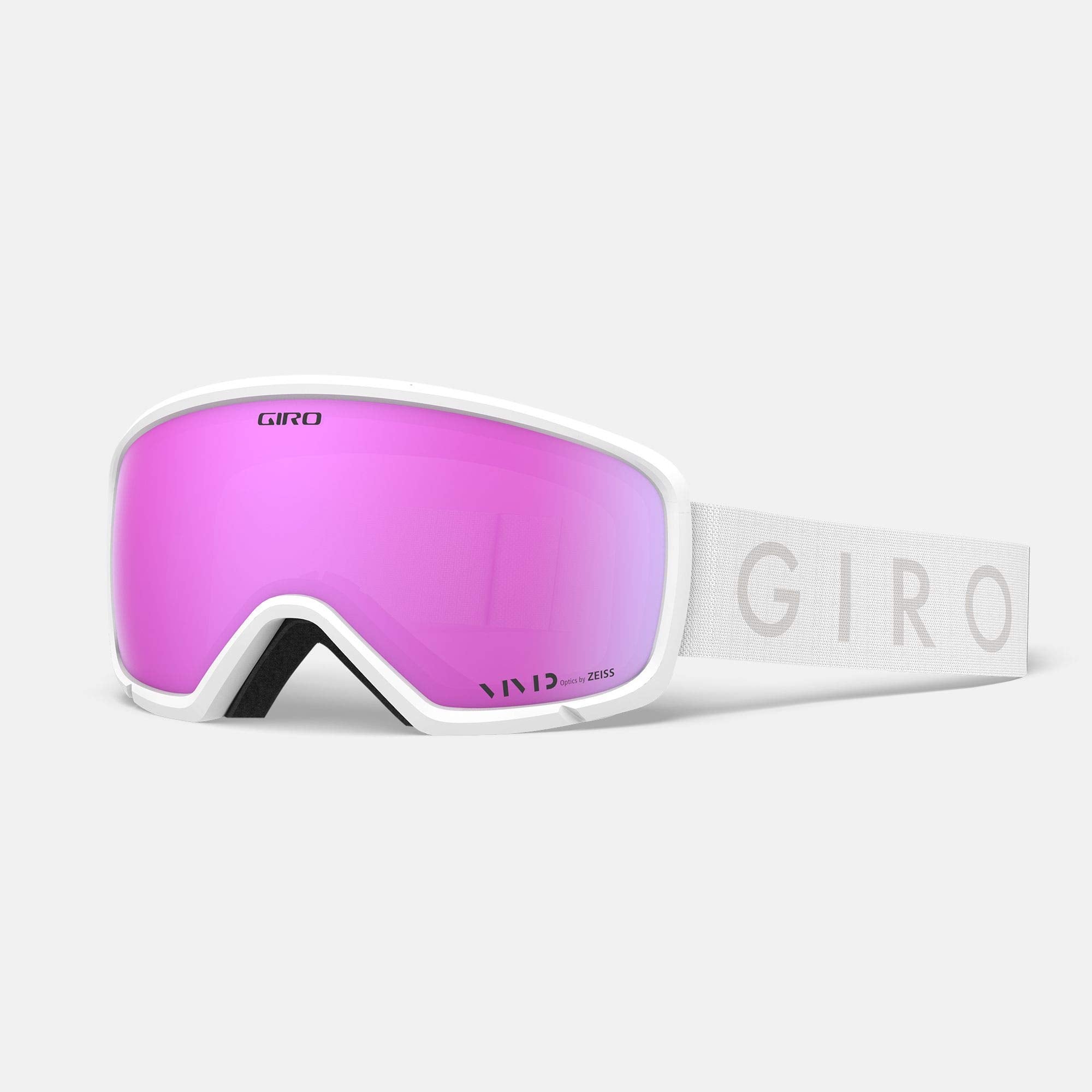 Giro Millie Asian Fit Ski Goggles - Snowboard Goggles for Women & Youth - White Core Light Strap with Vivid Copper Lens