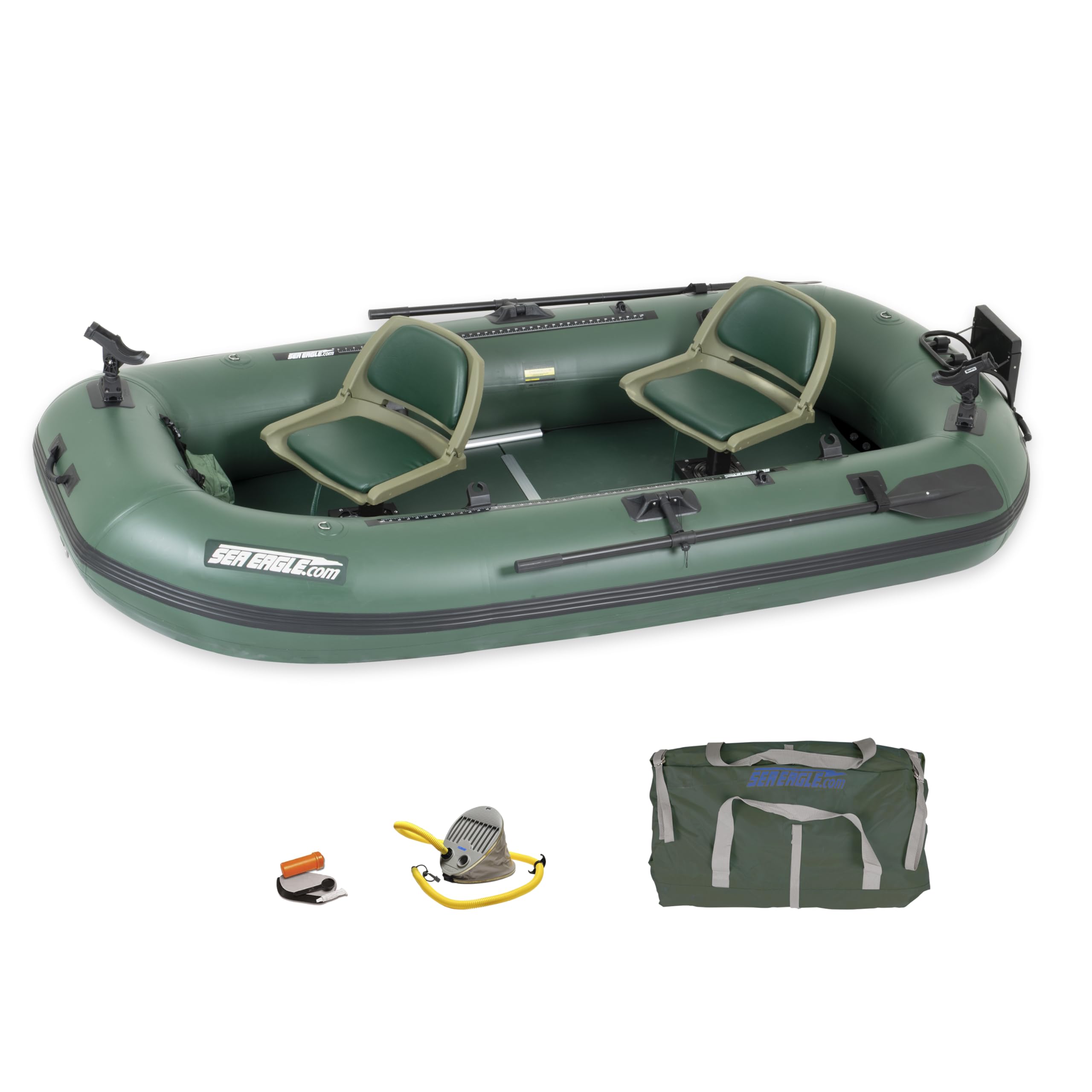 Sea Eagle Stealth Stalker STS10 Frameless Fishing Boat, Green
