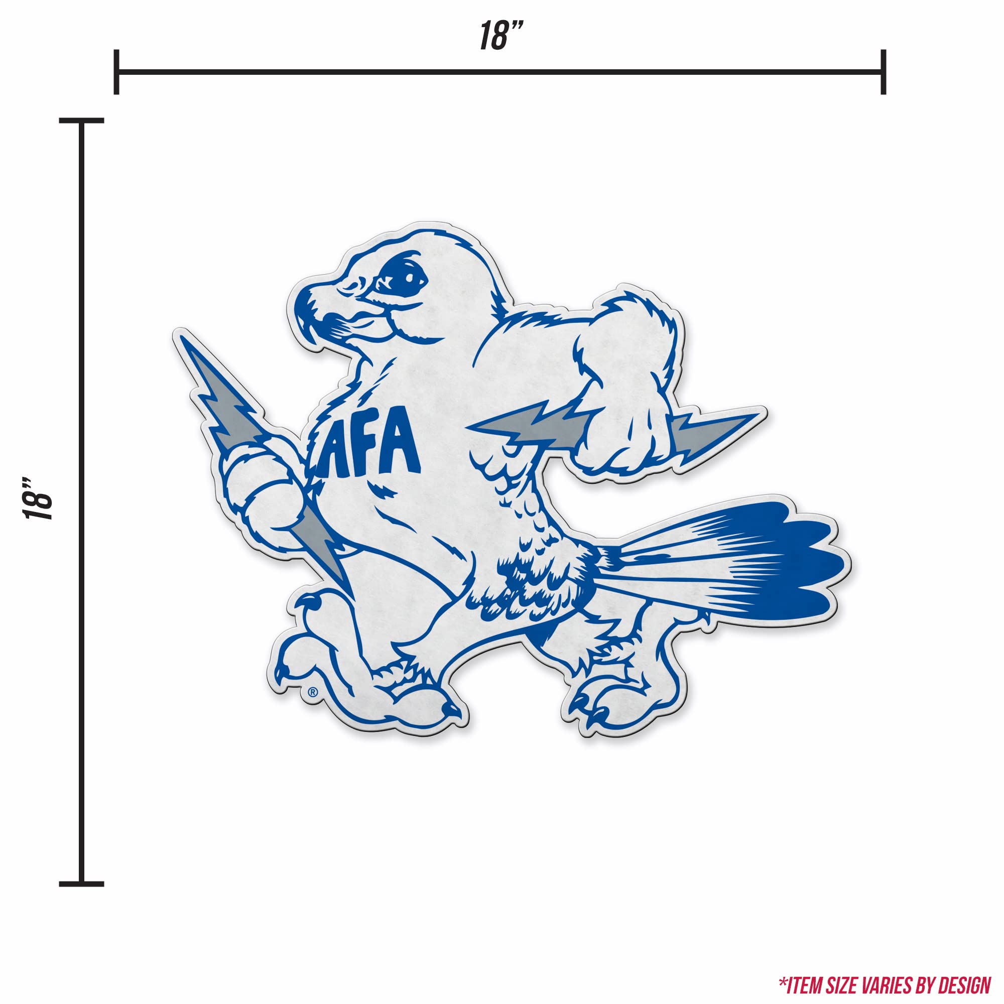 Rico Industries Ncaa Air Force Academy Falcons Primary Shape Cut Pennant - Home And Living Room D  Cor - Soft Felt Ez To Hang
