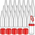 Tioncy 72 Pcs Ring Toss Game Outdoor Carnival Games Backyard Adults Fun Target Toys Glass Bottles with Mixed Color Rings Hoops f