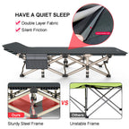 Atorpok Camping Cot For Adults Comfortable, Tent Folding Cot For Sleeping, Lightweight Folding Bed With Carry Bag For Kids Suppo