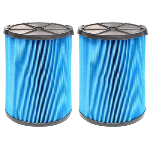 2 Pack Vf5000 Replacement Filter For Ridgid For Shop Vac 6-20 Gallon Wet Dry Vacuums, 3 Layer Pleated Vacuum Filter Fits For Wd1