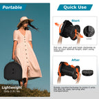 Upgrade Retractable Portable Toilet Camping Toilet Lightweight And Height Adjustable Folding Travel Toilet Portable Potty For Ad