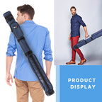 Gse 2X2 Deluxe Hard Billiard Pool Cue Stick Carrying Case, Billiard Cue Case, Billiards Accessories (Square - Blue)