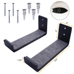 Ho Stevie! Surfboard Wall Mount - Strong Racks Hold Any Size Surfboard - Easy To Install (Hardware Included) - Felt Padding Prot