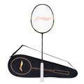 LiNing GForce X5 Carbon Fibre Badminton Racket With Free Full Cover(79 Grams, 28 Lbs) (Black/Teal/Gold)