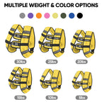 APEXUP 20lbs Weighted Vest Men Women, Weight Vest for Women Workout Equipment for Strength Training Running (Yellow)