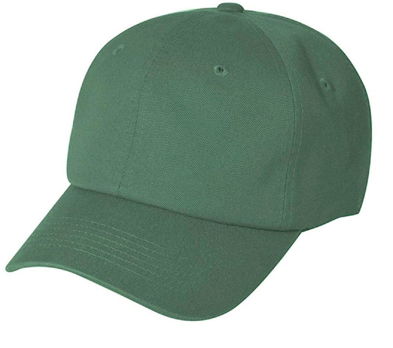 Michelangelo Imported Dark Green Solid Color Summer Baseball/Trucker Cap For Men/Women And Kids(Adjustable)