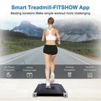 Heytent Walking Pad Treadmill With 5% Incline Under Desk Treadmill, Portable Mini Walking Treadmills For Home/Office, Installati