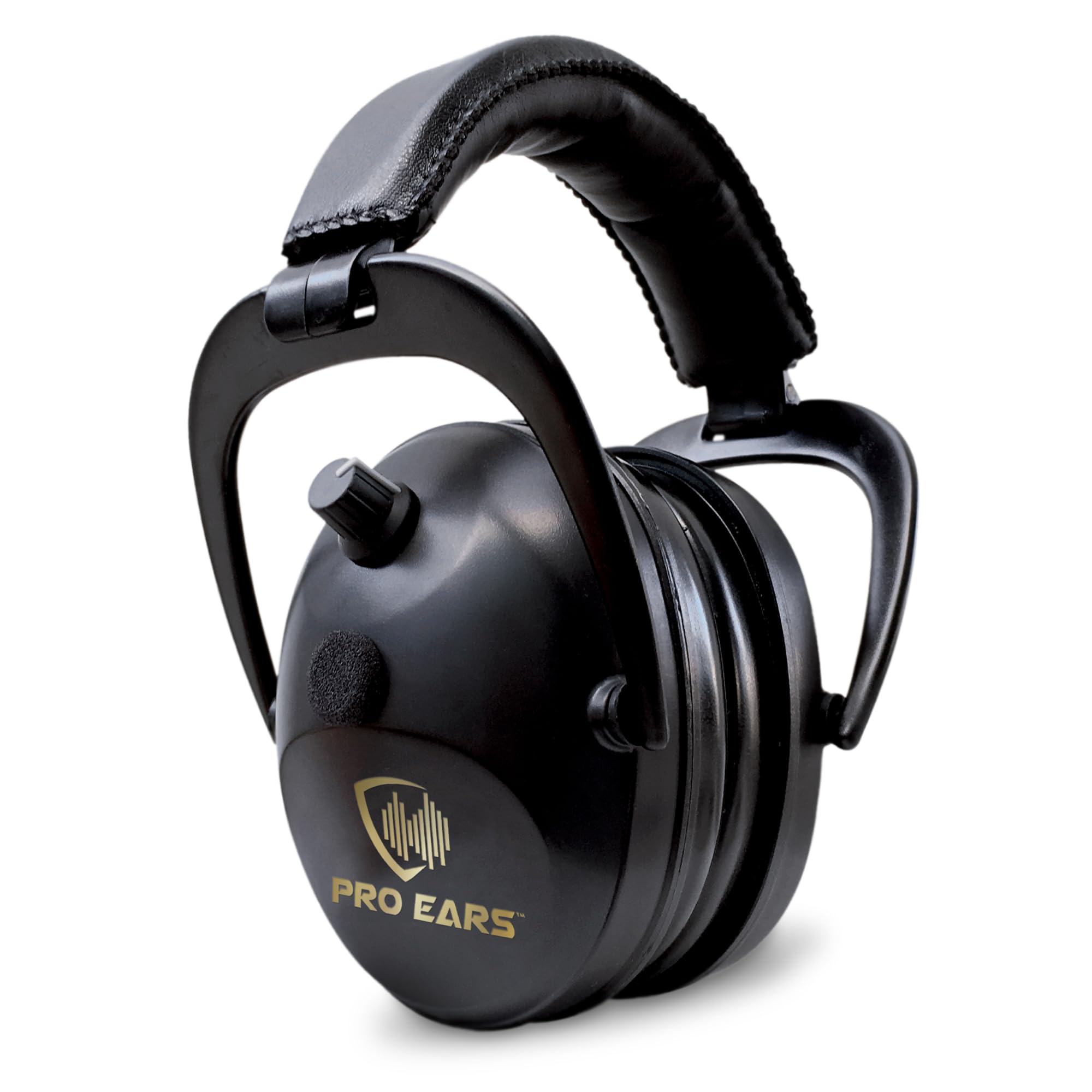 Pro Ears Gold Ii 26 Ear Muffs, Nrr 26, Military Grade Electronic Hearing Protection With Dlsc Compression, Gel Ear Seals & Auto