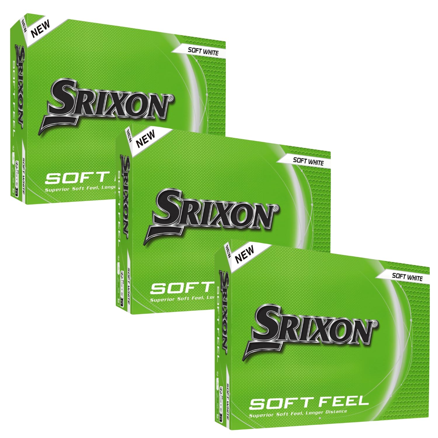 Srixon Soft Feel Golf Balls, Soft Feel 14 (36 Pack), White