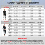 Mens 3Mm Shorty Wetsuit, Full Body Diving Suit Front Zip Diving Wetsuit Snorkeling Surfing (Mens Fullsuit, M)