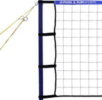 Park & Sun Sports Spiker Sport: Portable Outdoor Volleyball Net System, Blue, 32L X 3H Feet