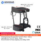 Newdoar Climbing Harness, Mountaineering Rock Climbing Harness, Half Body Harness For Rappelling Fire Rescuing Tree Climbing (Gr