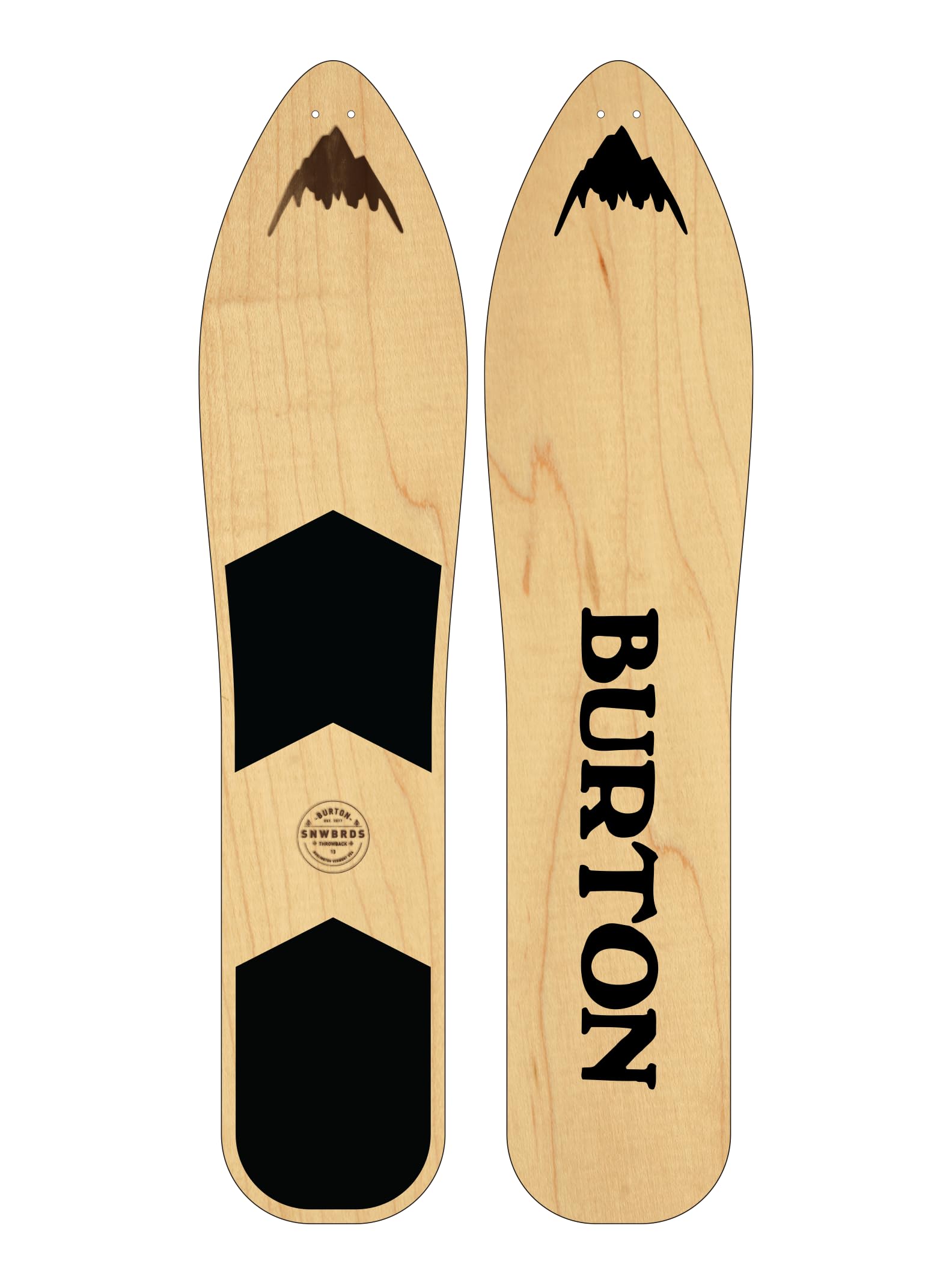 Burton Throwback Snowboard, 100cm